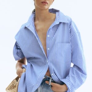 Oversized Cotton Poplin Shirt